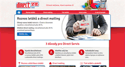 Desktop Screenshot of directservis.cz